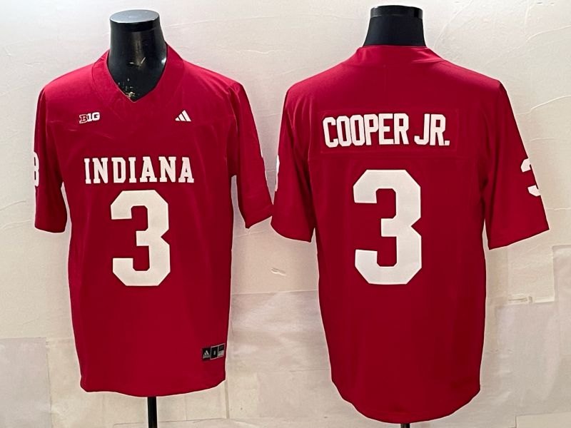 Men 2026 Ohio State Buckeyes #3 Cooper jr Red 3th generations Limited NCAA Jersey 05->ncaa teams->NCAA Jersey
